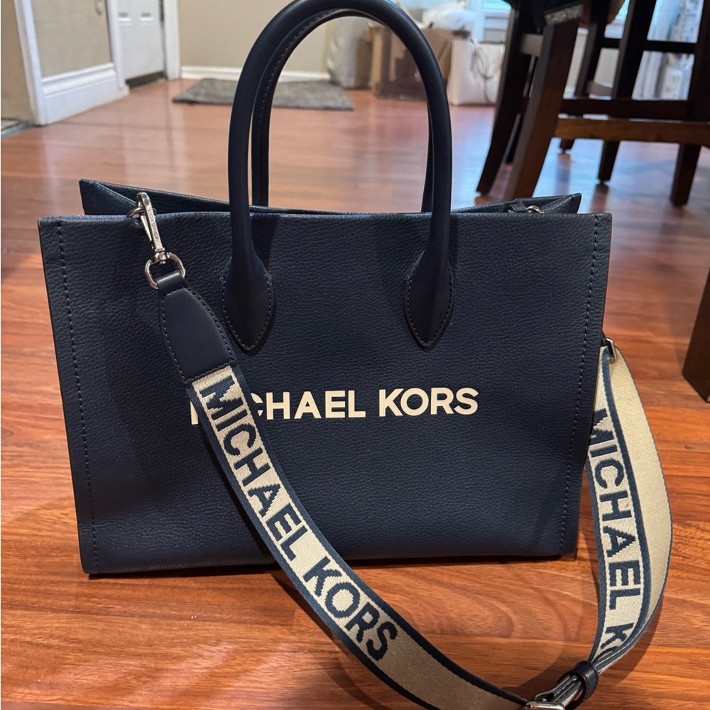Michael Kors Navy Blue Large  Bag